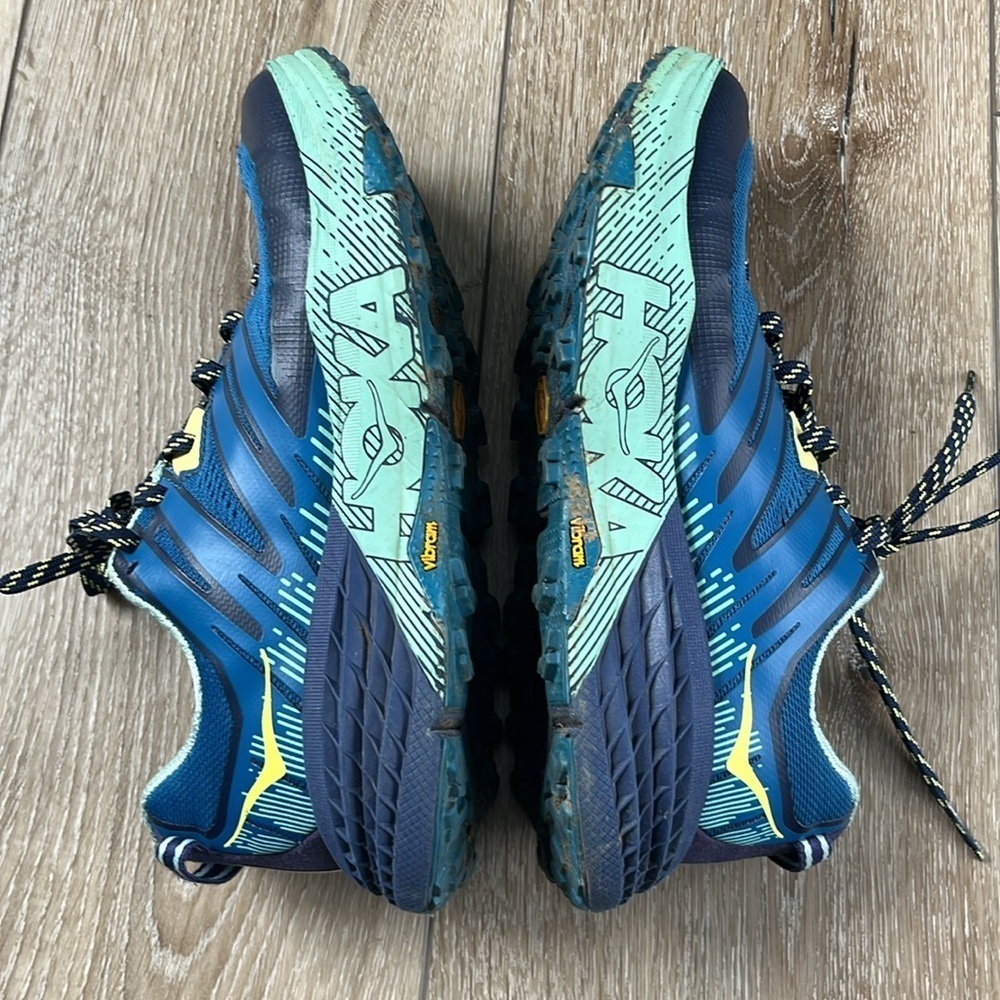 Hoka One One Speedgoat 3 Women's Blue Athletic Shoe Tennis Shoe - Picture 8 of 11